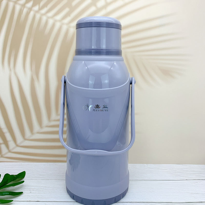 Termos casnic din plastic, capacitate 3,2 L, potrivit pentru cămine studențești, liner interior izolat