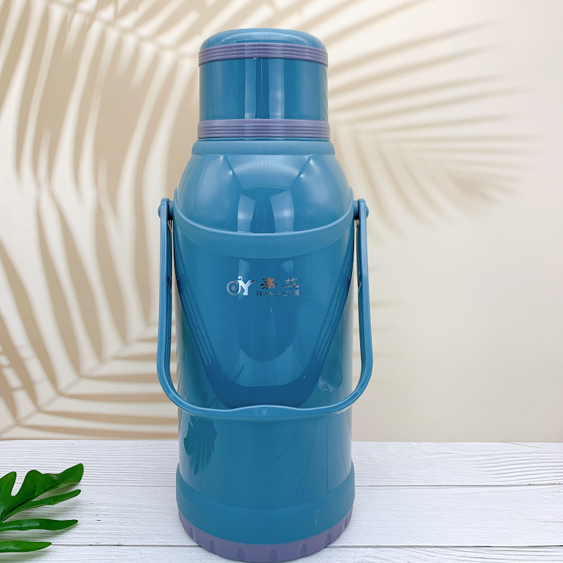 Termos casnic din plastic, capacitate 3,2 L, potrivit pentru cămine studențești, liner interior izolat