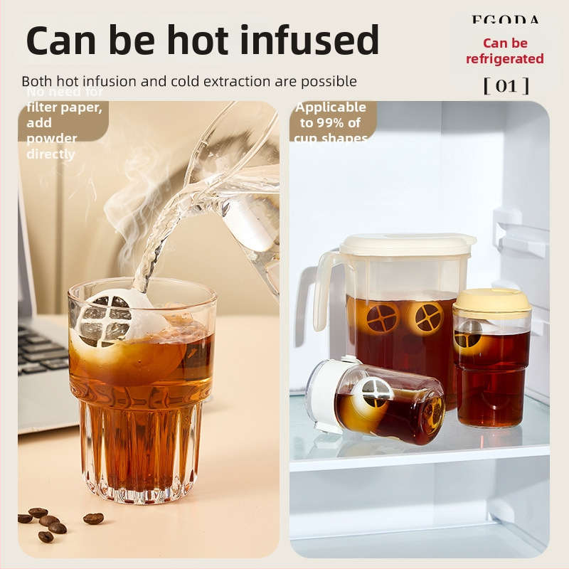 Sada pour-over filter na kávu a čaj so sieťovým filtrom (bez papierových filtrov)