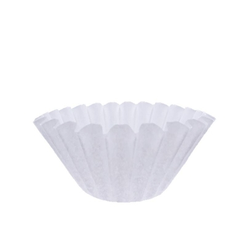 Huilaimei Filtru de cafea pentru mașina de cafea de tip american, uz casnic, 200 mm, tip coș cu valuri, 100 de bucăți într-o cutie colorată