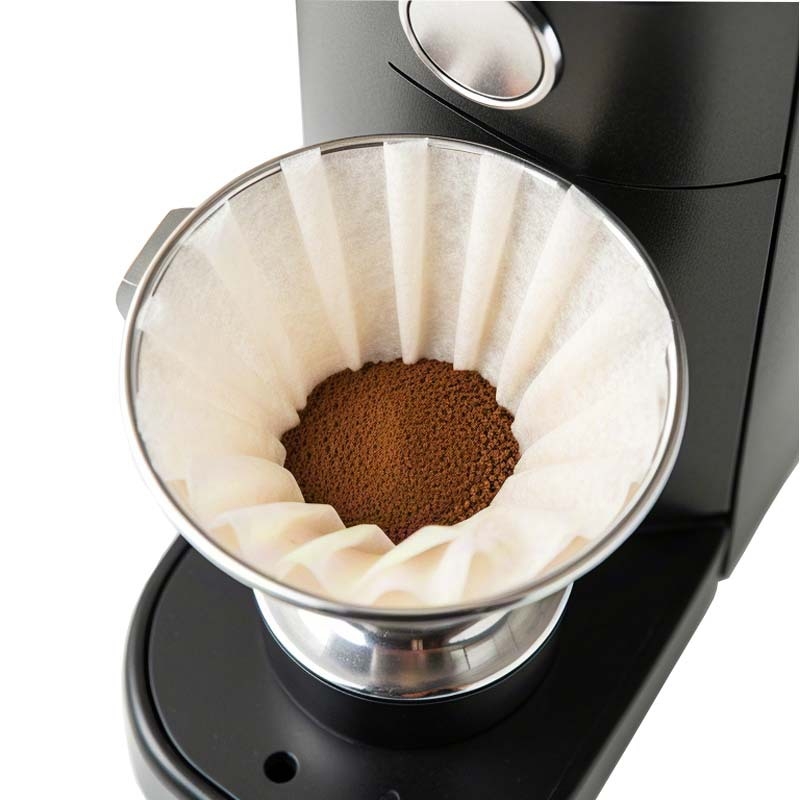 Huilaimei Filtru de cafea pentru mașina de cafea de tip american, uz casnic, 200 mm, tip coș cu valuri, 100 de bucăți într-o cutie colorată