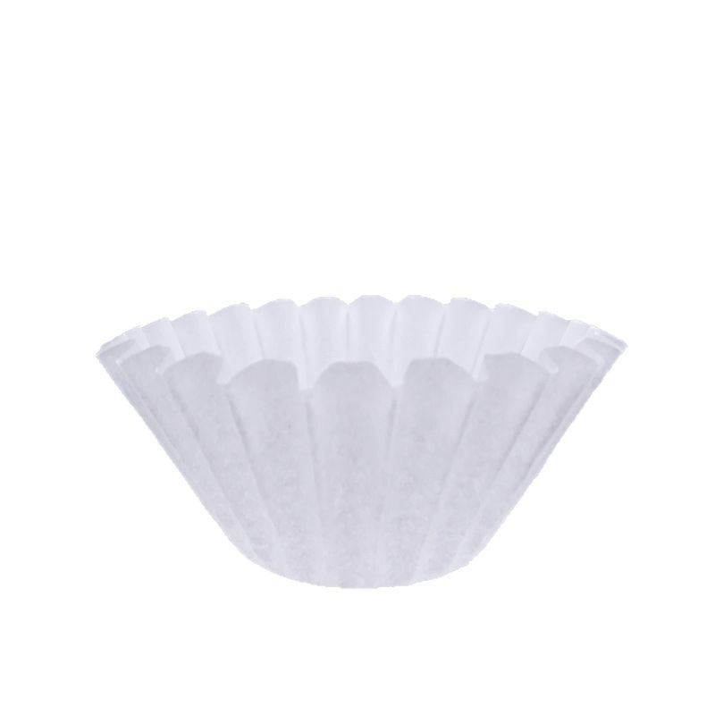 Huilaimei Filtru de cafea pentru mașina de cafea de tip american, uz casnic, 200 mm, tip coș cu valuri, 100 de bucăți într-o cutie colorată