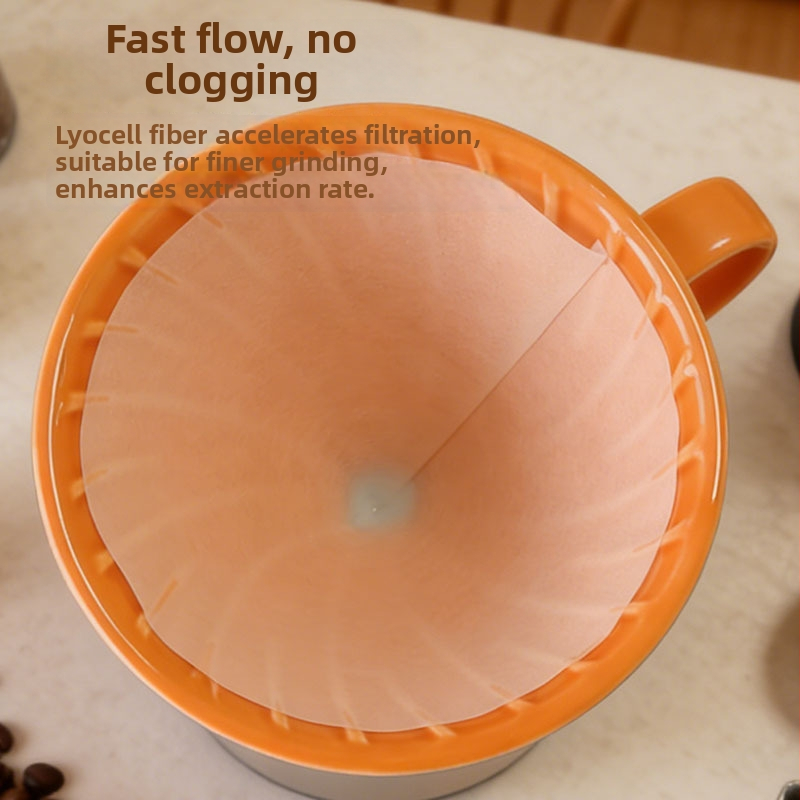 Lyocellový kávový filter papier tvaru V No.01, 50 listov v balení
