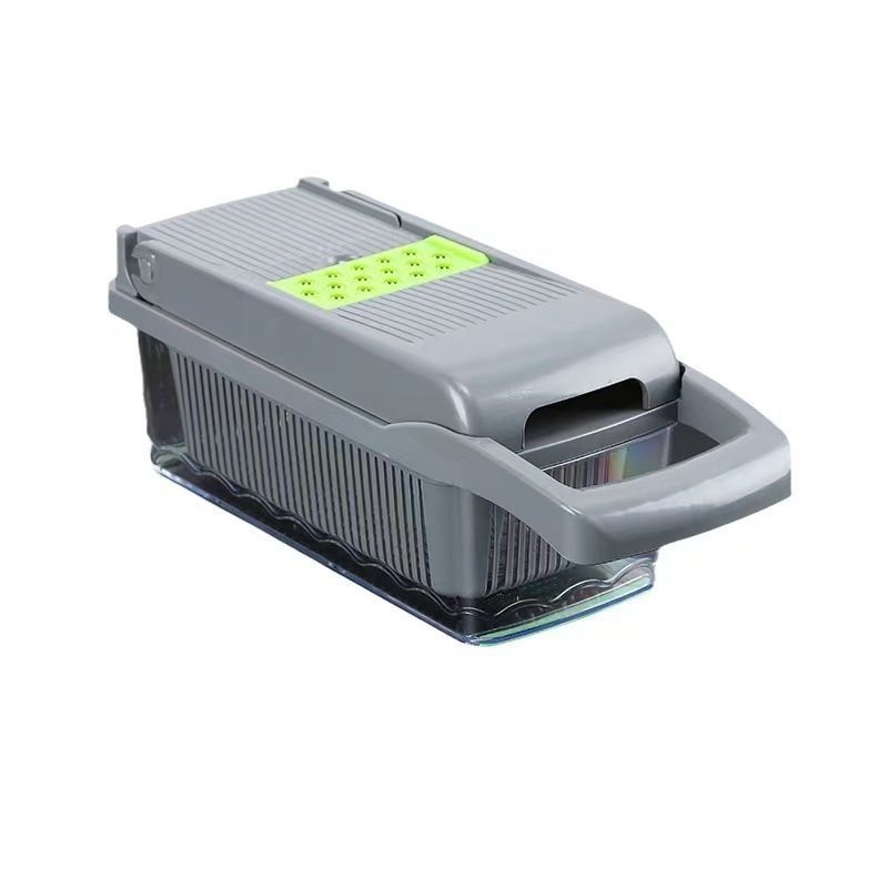 Tăietor de bucătărie multifuncțional pentru cuburi, felii și răzuire a legumelor – utilizare casnică