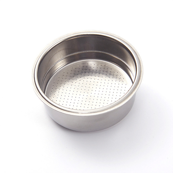 Filtru de cafea din oțel inoxidabil 304 pentru espresso, coș de filtrare presat de 51 mm, cu mâner