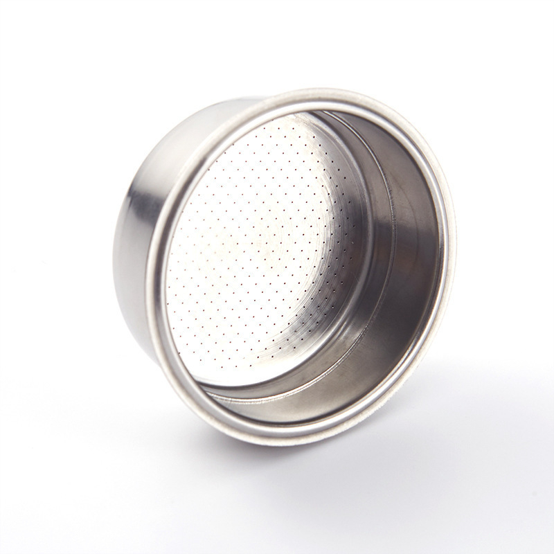 Filtru de cafea din oțel inoxidabil 304 pentru espresso, coș de filtrare presat de 51 mm, cu mâner