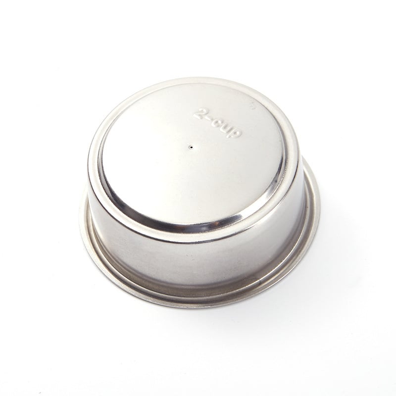 Filtru de cafea din oțel inoxidabil 304 pentru espresso, coș de filtrare presat de 51 mm, cu mâner