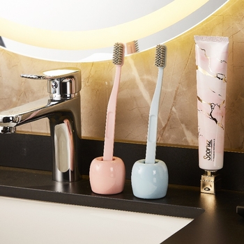 Set ceramic pentru periuțe de dinți, suport pentru pix și suport mini pentru flori uscate