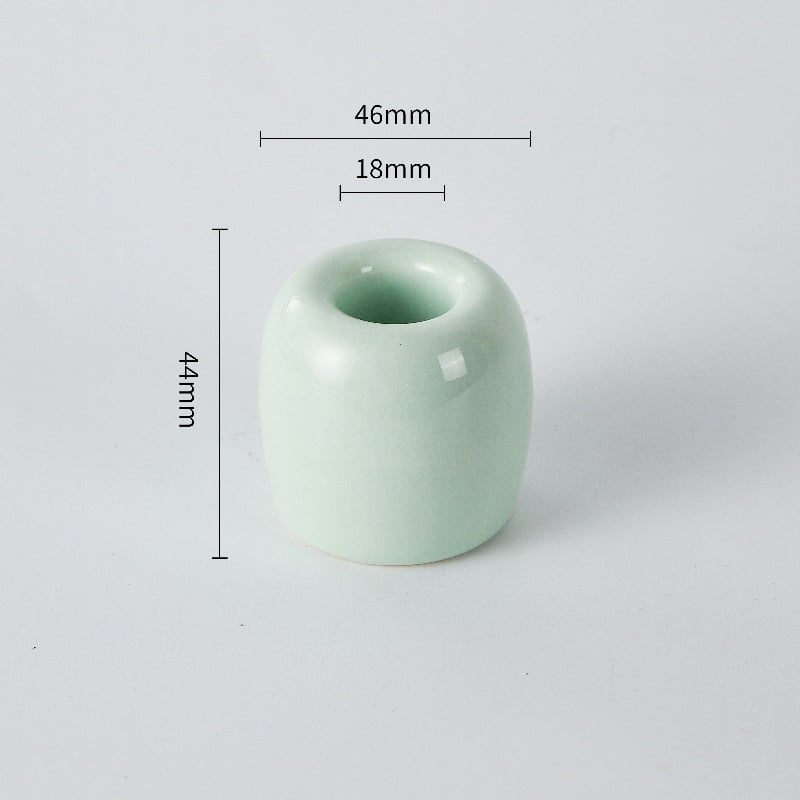 Set ceramic pentru periuțe de dinți, suport pentru pix și suport mini pentru flori uscate