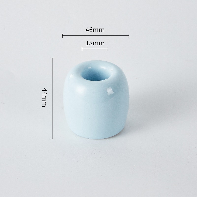 Set ceramic pentru periuțe de dinți, suport pentru pix și suport mini pentru flori uscate