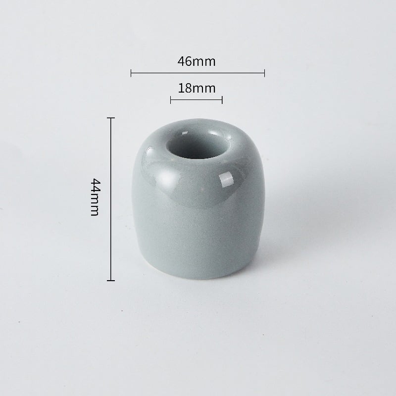 Set ceramic pentru periuțe de dinți, suport pentru pix și suport mini pentru flori uscate