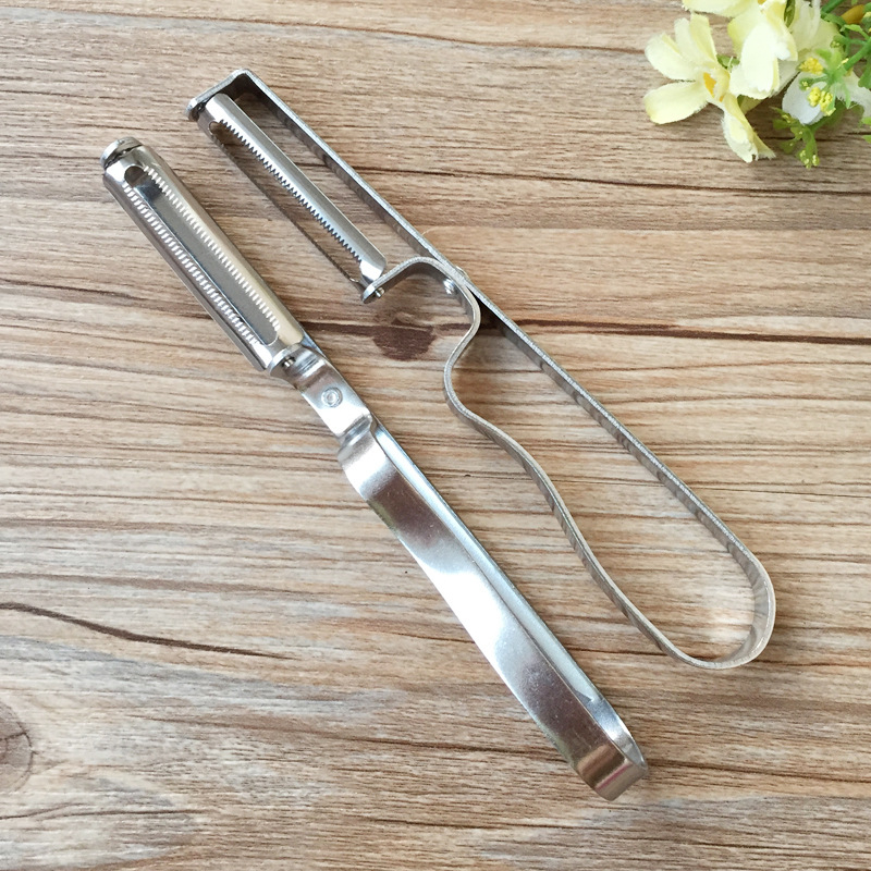 Curățător de fructe din oțel inoxidabil, în formă de periuță de dinți, grosime 1,5 mm, instrument de bucătărie multifuncțional