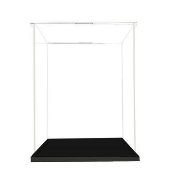 Cutie de afișare din acrilic pentru figurine – carcasă transparentă cu protecție împotriva prafului, 10×10×10 cm, 1 L, model jlc-41