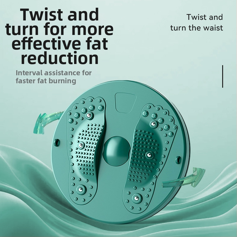 Domáce magnetické cvičebné zariadenie pre pás a brucho – otáčací disk s magnetickou rezistenciou