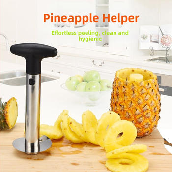 Cuțit de ananas din oțel inoxidabil, decojire și îndepărtare a miezului