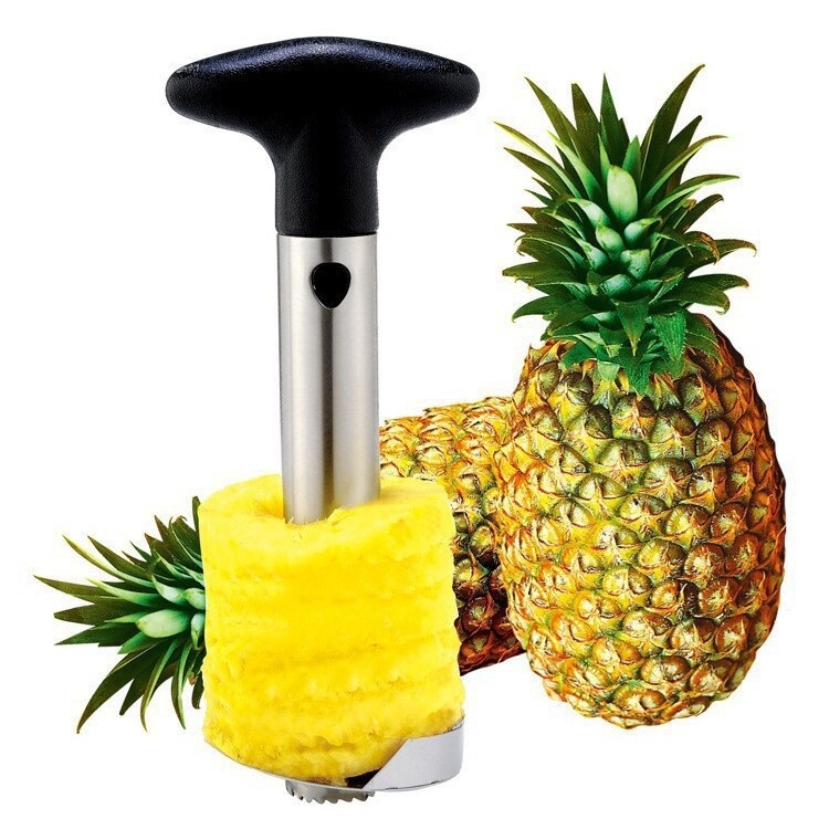 Cuțit de ananas din oțel inoxidabil, decojire și îndepărtare a miezului