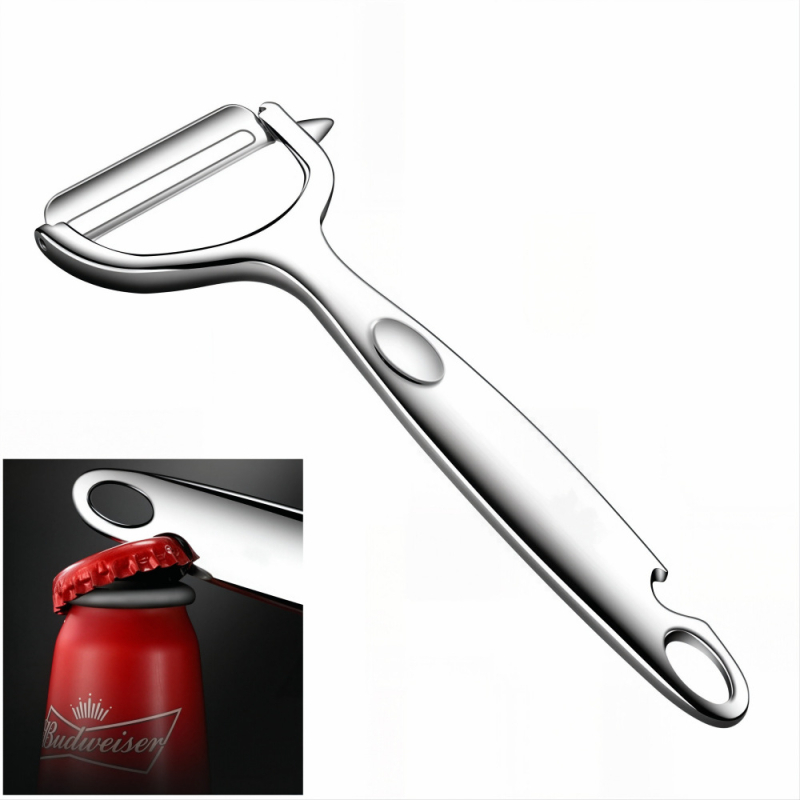 Curățător de legume din oțel inoxidabil, multifuncțional pentru uz casnic, curățare cartofi și mere, curățător de fructe