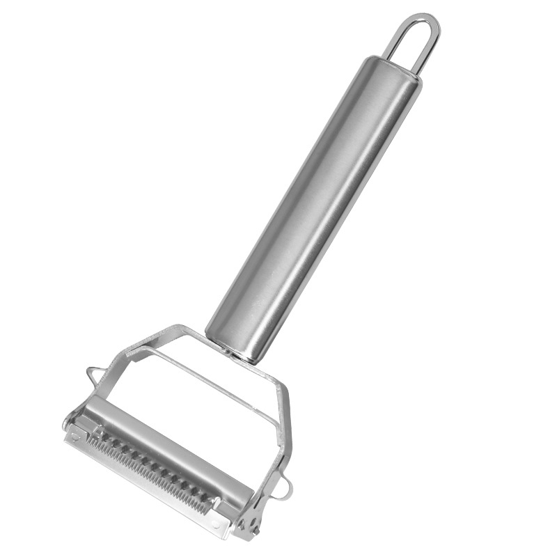 Peler din oțel inoxidabil cu două capete pentru fructe și cartofi – multifuncțional