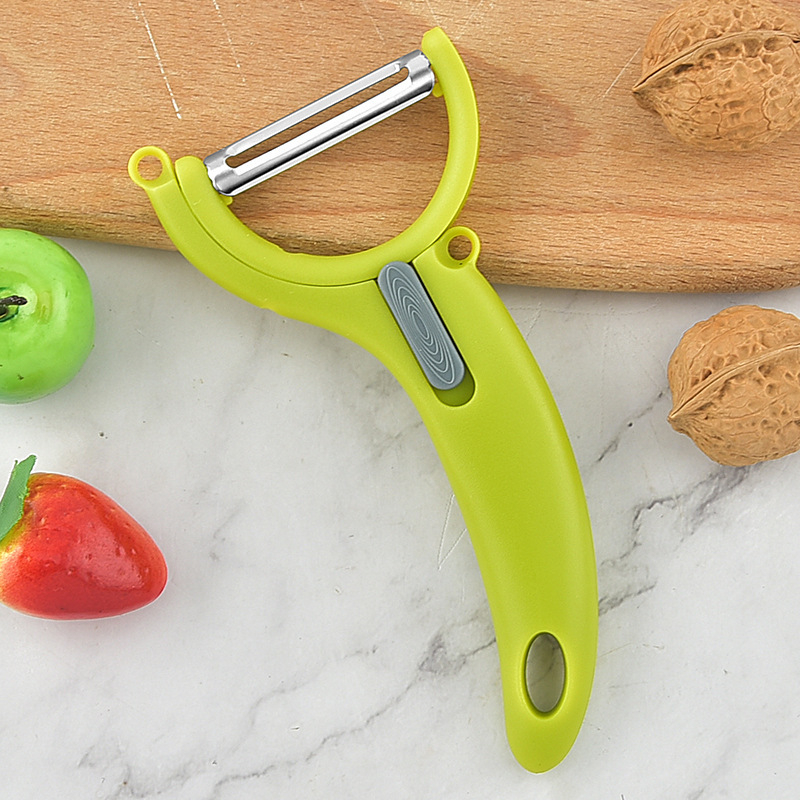 Peeler rotativ multifuncțional pentru fructe și legume, oțel inoxidabil, portabil, pentru uz casnic și comercial