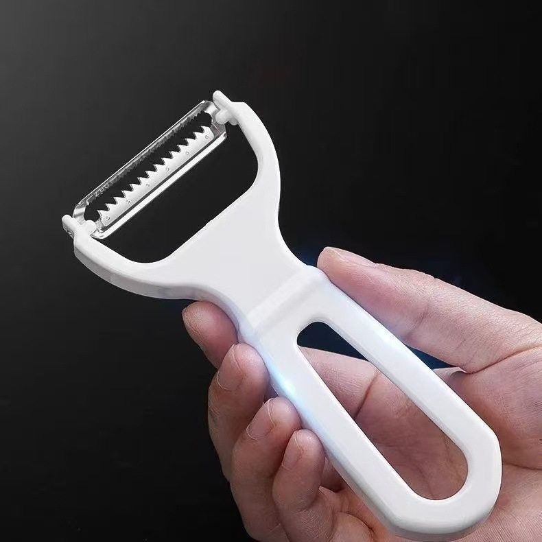 Răzătoare de bucătărie pentru cartofi și legume, răzuitor multifuncțional, cuțit de curățare din plastic pentru ridichi