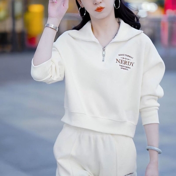 2026 Ženski dvodjelni sportski set s ležernim krojem, sweatshirt i hlače