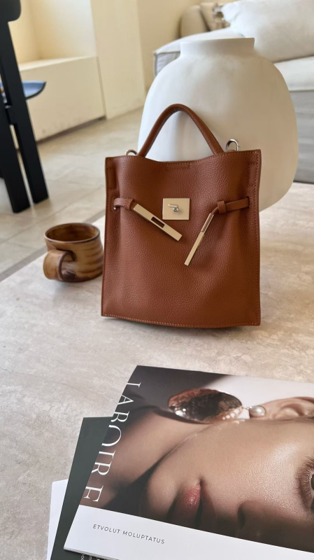 Bucket torba od kože prvog sloja, torbica za telefon, ženska vintage Kelly‑inspirirana torba, kompaktna ručna i crossbody torba