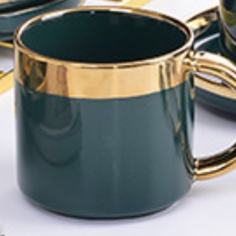 Cești ceramice pentru cafea, stil european, set de 6 piese pentru uz casnic, servis modern minimalist pentru ceai de după-amiază, cu ceașcă de ceai florală