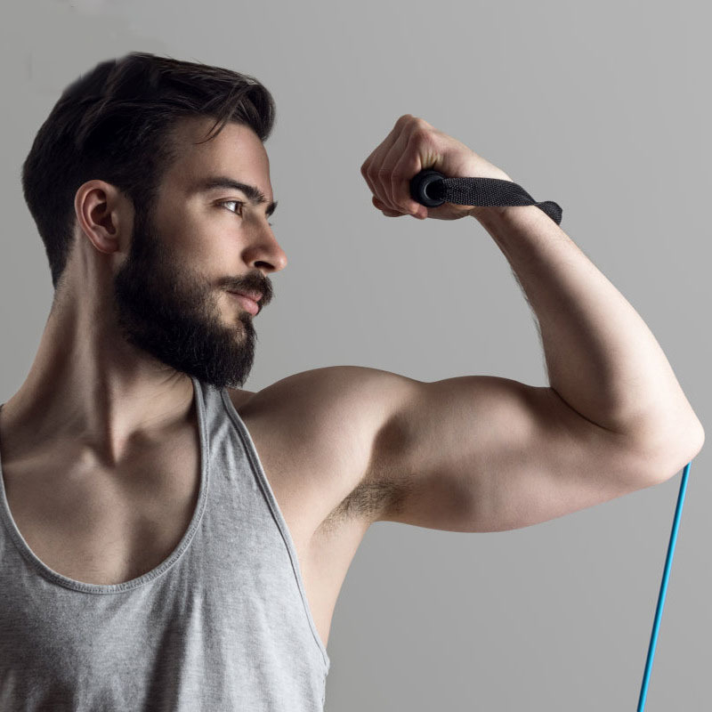 11-dijelni set TPE otpornih traka za kućnu izgradnju mišića, 100/150 lb