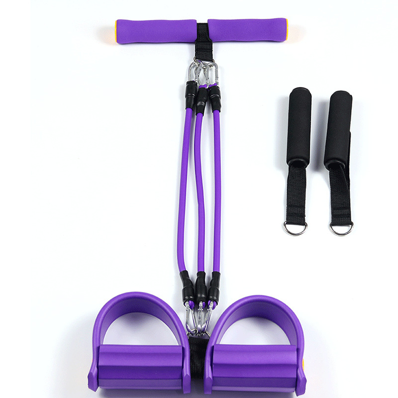 Uređaj za pomoć kod vježbanja trbušnjaka s odvojivim trostrukim pedalama otpora, višenamjensko fitness oprema