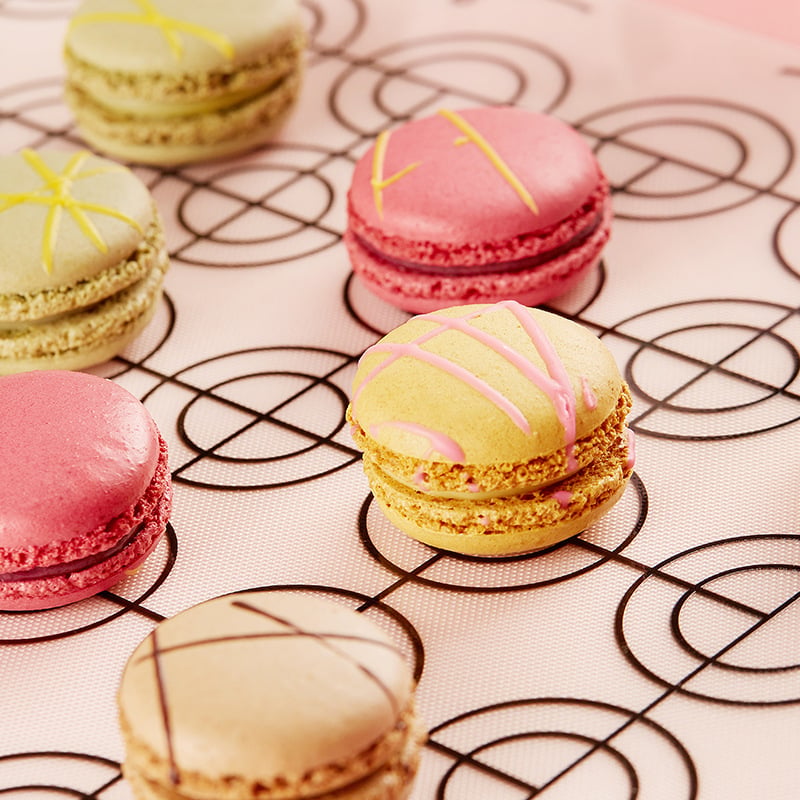 Covoraș silicon pentru coacere pentru macarons, blat antiaderent pentru frământat aluat, unealtă DIY de copt, covoraș siliconic pentru prăjit