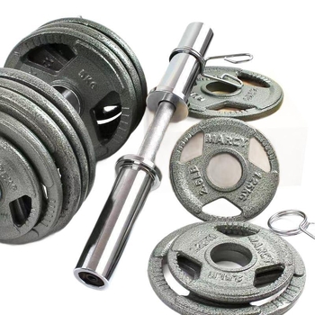 Δίσκος για μπάρα, 1,25–20 kg, βαμμένος, μονή πλάκα