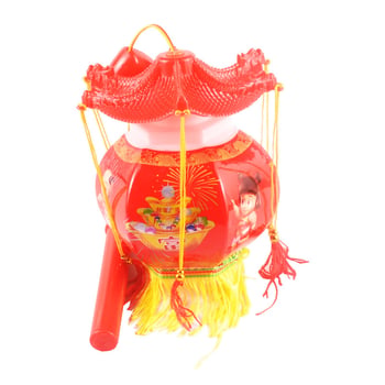 Felinar portabil luminos pentru decor interior – jucărie muzicală pentru copii, în stil antic de palat