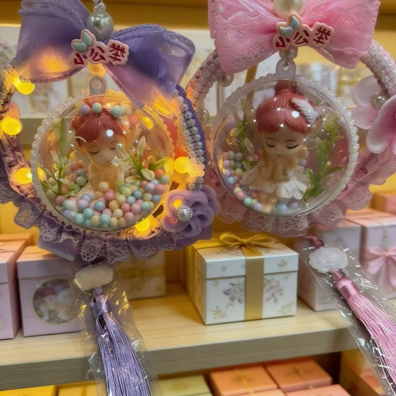 Lanternă cu fluture nouă, lanternă de mână pentru copii, cu motiv iepuraș
