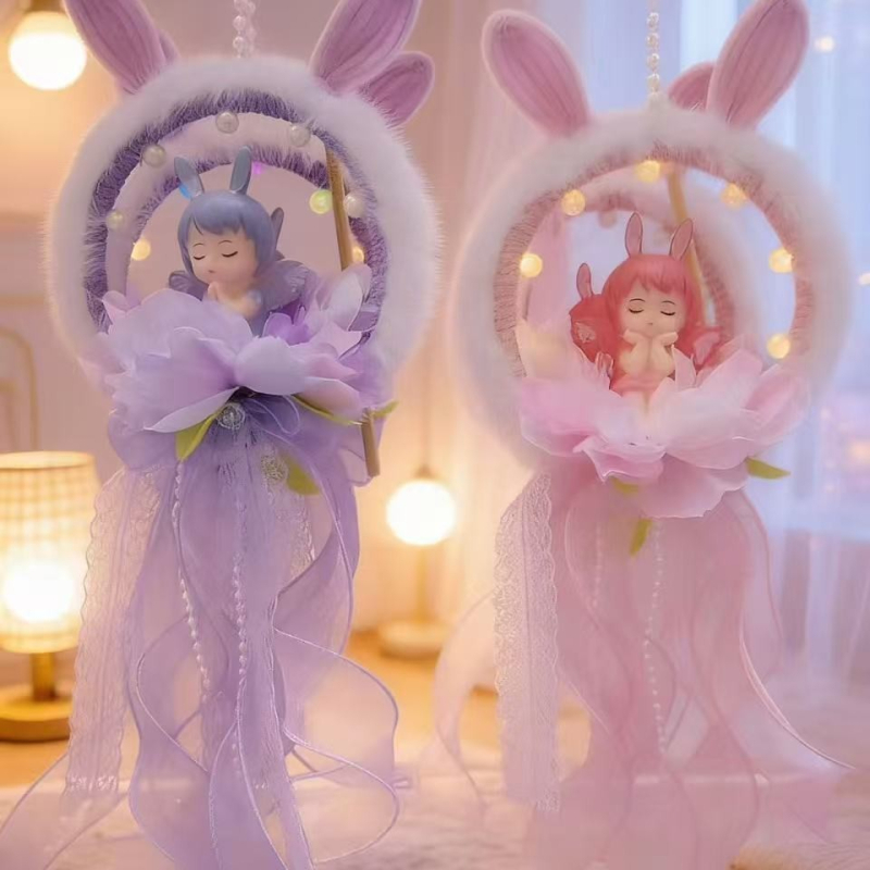 Lanternă cu fluture nouă, lanternă de mână pentru copii, cu motiv iepuraș