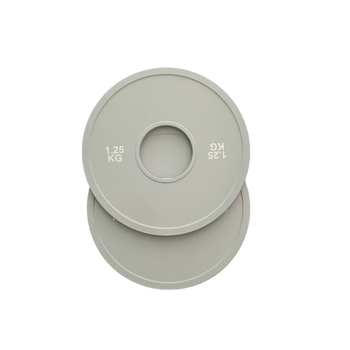 Olimpijski disk za tegove, ultratanki profil, višebojni, od čelika, srednji otvor 50 mm