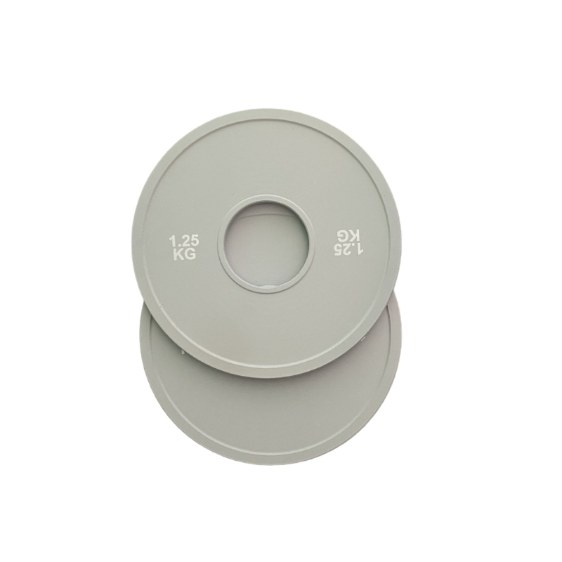 Olimpijski disk za tegove, ultratanki profil, višebojni, od čelika, srednji otvor 50 mm