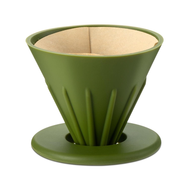 Filtru de cafea pliabil în formă de V pentru V60, silicon de calitate alimentară – set de filtre de cafea