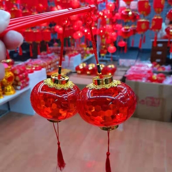 Felinar de mână pentru copii, Anul Calului — LED cristal mic, stil palat retro, jucărie pentru Anul Nou și Festivalul Lanternei