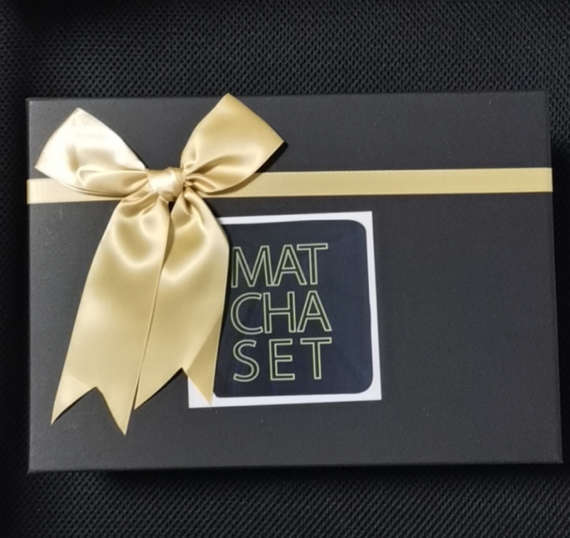 Set japonez de ceai cu tel de matcha, suport, bol din bambus, lingură — kit de călătorie