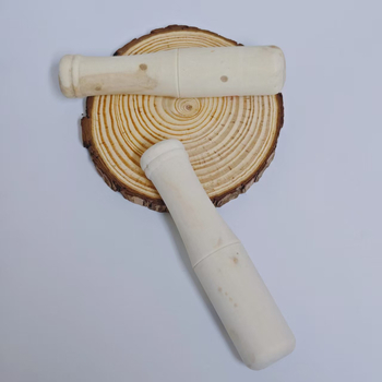 Mojar din lemn pentru usturoi, mortar din lemn de mahon, zdrobitor manual de usturoi, râșniță de susan din lemn masiv