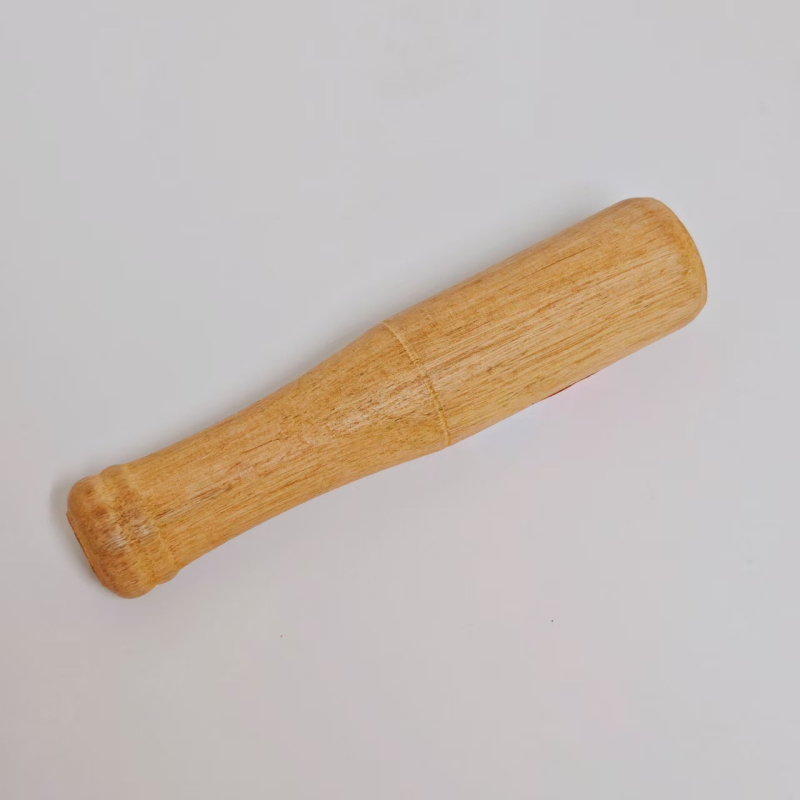Mojar din lemn pentru usturoi, mortar din lemn de mahon, zdrobitor manual de usturoi, râșniță de susan din lemn masiv