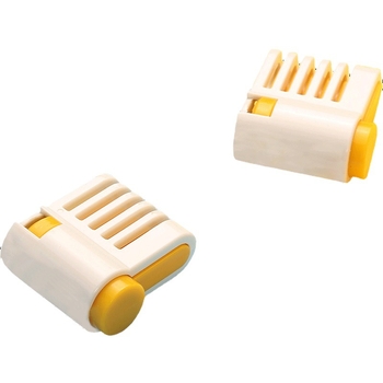Instrument de stratificare a tortului și suport pentru felii de pâine, set de 2 bucăți, galben