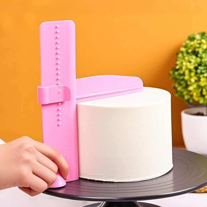 Instrument reglabil pentru decorarea și nivelarea cremei pe tort, spatulă pentru cofetărie – DIY