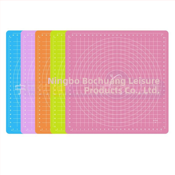 SIMOIS covoraș de aluat din silicon, 51×51 cm, cu scară – suprafață rezistentă la căldură pentru întins, frământat, gătit și coacere