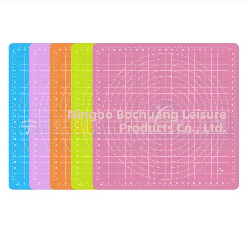 SIMOIS covoraș de aluat din silicon, 51×51 cm, cu scară – suprafață rezistentă la căldură pentru întins, frământat, gătit și coacere