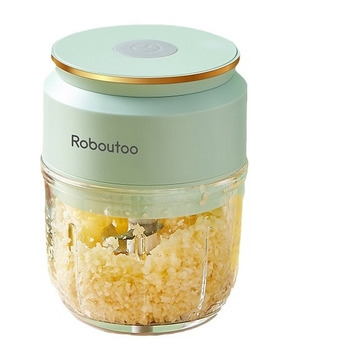 Rob Rabbit presă electrică de usturoi, zdrobitor de usturoi, aparat pentru pastă de usturoi, compact pentru uz casnic
