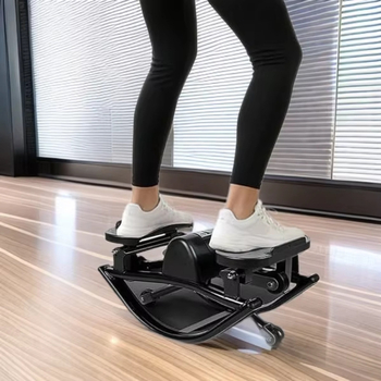 Otthoni fitness stepper alacsony hatású inogó pedálokkal, egyensúlyért és a lábak erőnlétéért