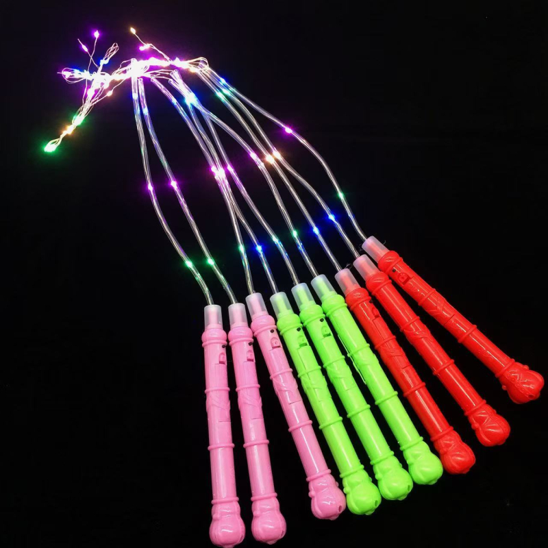 Anul Nou: Lampa-portabilă cu tijă de 20 cm pentru copii – plastic, accesorii DIY iluminat