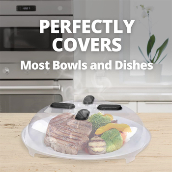Hover Cover pentru cuptor cu microunde și frigider — capac antipicurare magnetic din plastic