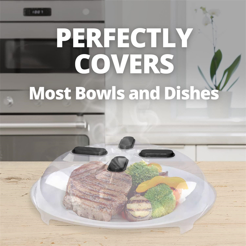 Hover Cover pentru cuptor cu microunde și frigider — capac antipicurare magnetic din plastic